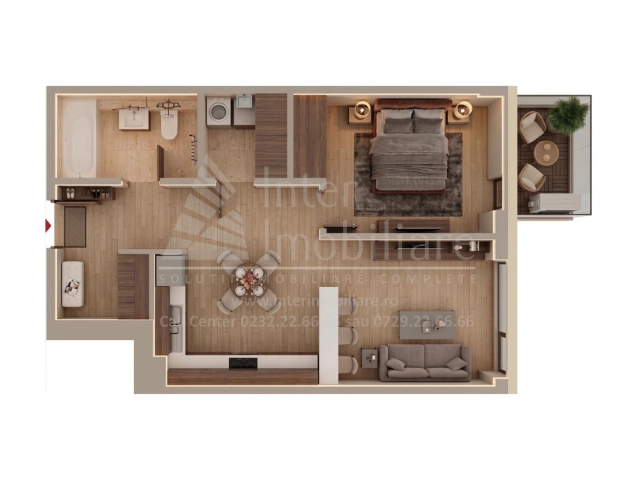Apartament 2 camere - Tatarasi